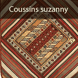 Tapis persan - Coussin suzanny